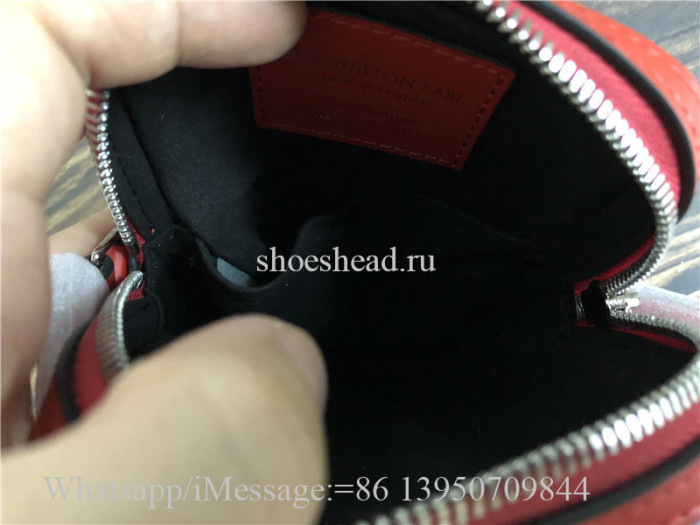 Original Louis Vuitton Red Epi Leather Danube Supreme Collaboration Bag