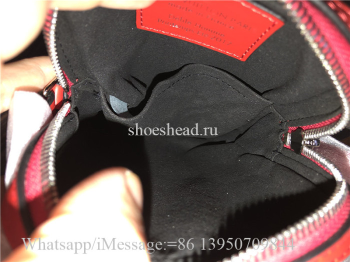 Original Louis Vuitton Red Epi Leather Danube Supreme Collaboration Bag