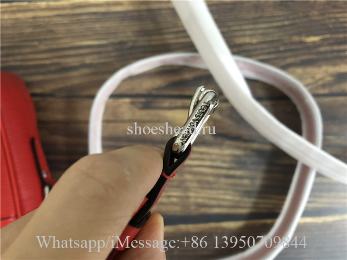 Original Louis Vuitton x Supreme Danube Epi PM Red Bag