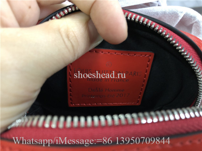 Original Louis Vuitton Red Epi Leather Danube Supreme Collaboration Bag