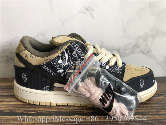 Correct Version Travis Scott x Nike SB Dunk Low