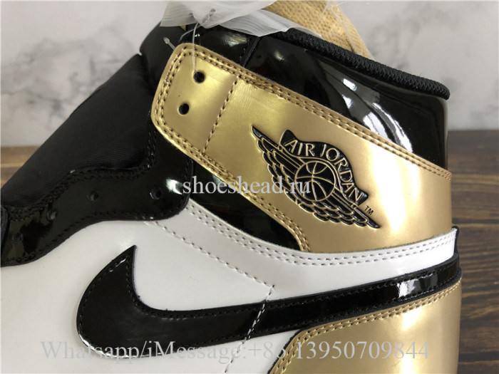 Air Jordan 1 Retro High NRG Patent Gold Toe