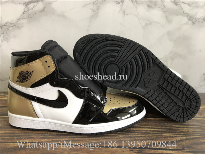 Air Jordan 1 Retro High NRG Patent Gold Toe