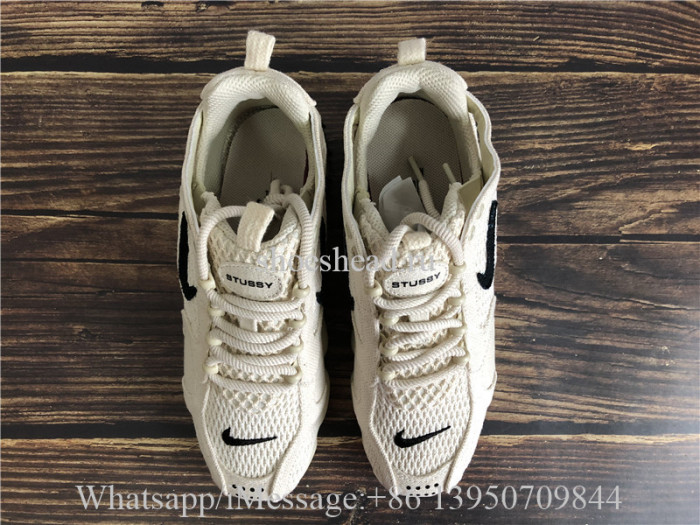 Stussy x Nike Zoom Spiridon Caged Beige