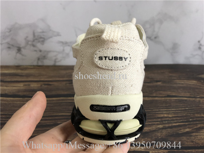 Stussy x Nike Zoom Spiridon Caged Beige