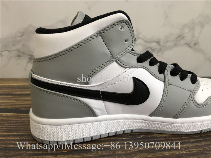 Air Jordan 1 Mid Light Smoke Grey