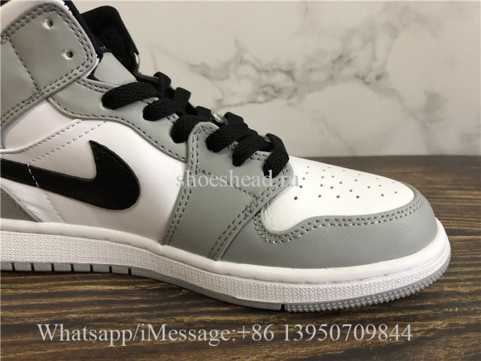 Air Jordan 1 Mid Light Smoke Grey