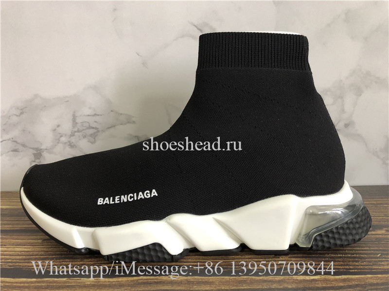 Balenciaga Speed Trainer Air Bubble Black White