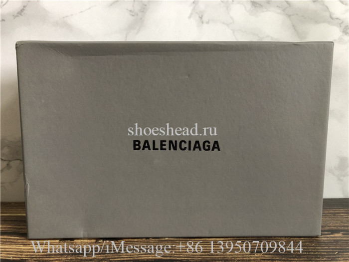 Balenciaga Black Slide With White Logo