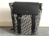 Original Quality Christian Dior Black Dior Oblique Jacquard Backpack