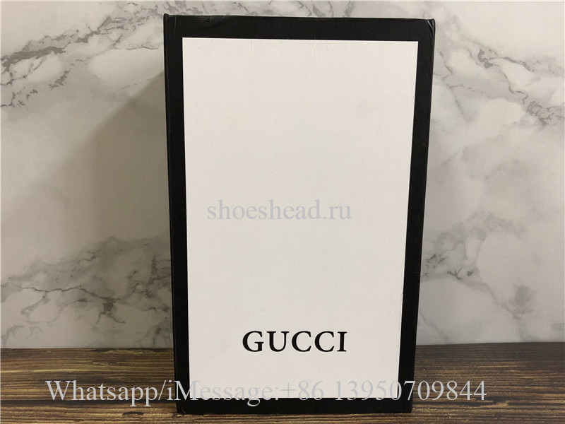 Gucci Princetown Bee & Star Embroidered Leather Slipper Loafer