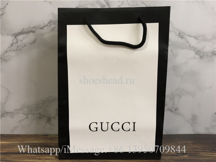 Gucci Princetown Bee & Star Embroidered Leather Slipper Loafer