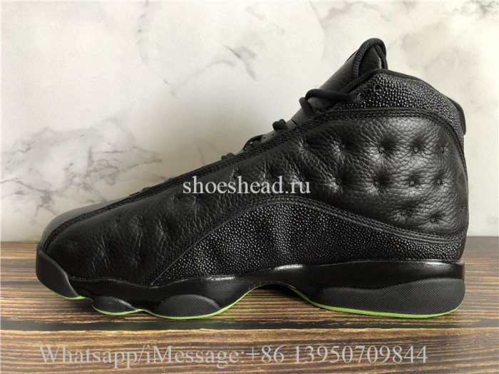 Air Jordan 13 Altitude Black Green