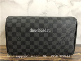 Original Louis Vuitton Toilet Pouch PM Damier Graphite Canvas Dopp Kit Bag