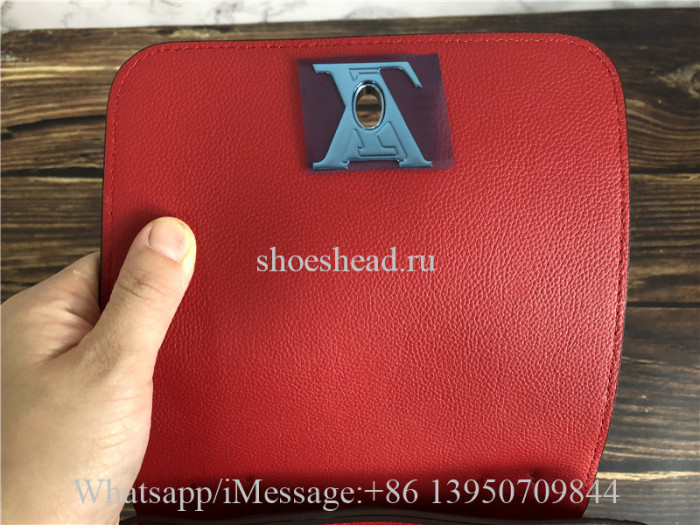 Original Louis Vuitton Lockme Backpack Rubis M41814
