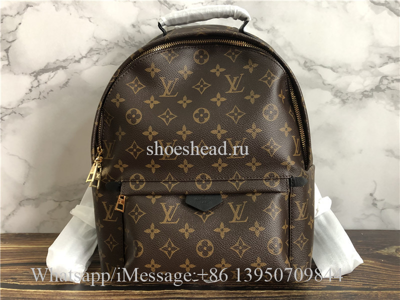 Original Louis Vuitton Monogram Palm Springs Backpack MM Brown M41561