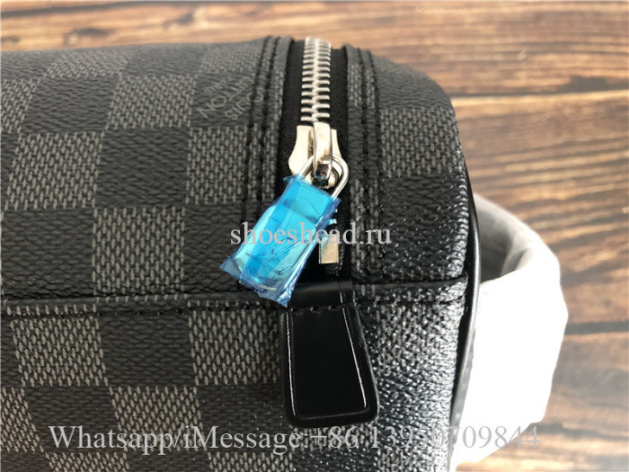 Original Louis Vuitton Toiletry Pouch Damier Graphite Bag