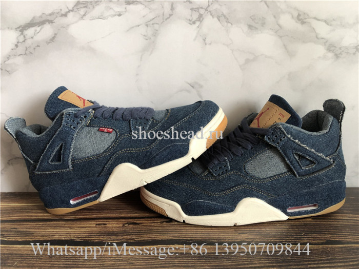 Levis x Air Jordan 4 Denim Blue