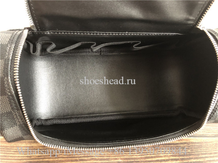 Original Louis Vuitton Toiletry Pouch Damier Graphite Bag