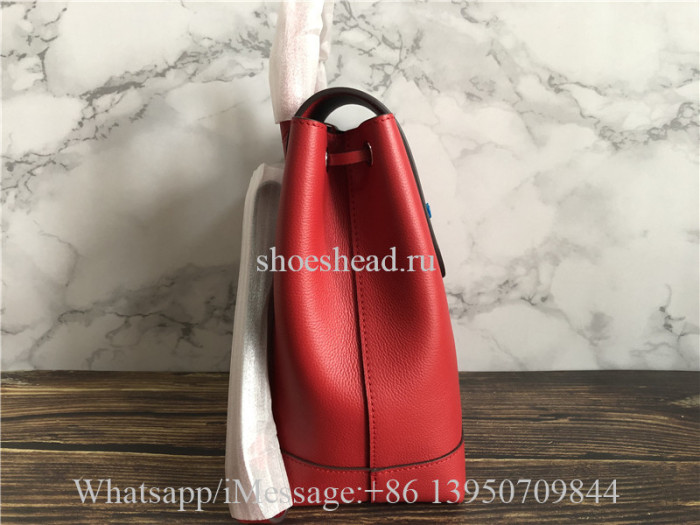 Original Louis Vuitton Lockme Backpack Rubis M41814