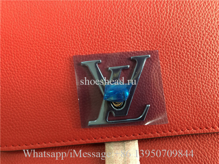 Original Louis Vuitton Lockme Backpack Rubis M41814