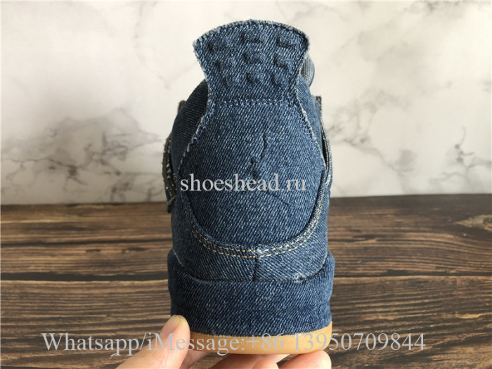 Levis x Air Jordan 4 Denim Blue