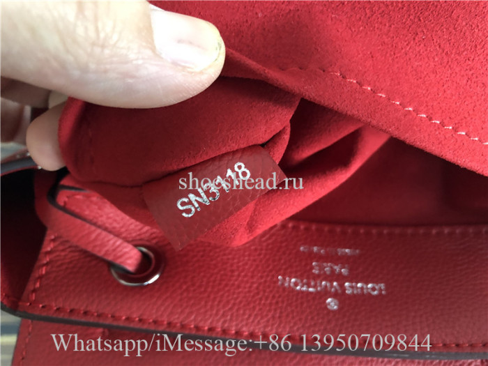 Original Louis Vuitton Lockme Backpack Rubis M41814