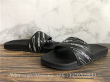 Balenciaga Black Slide With Balenciaga Logo