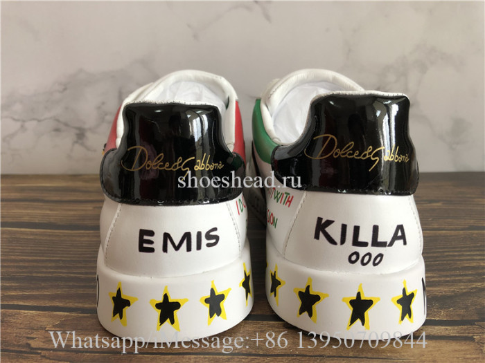 Dolce & Gabbana Low Top Sneaker Heart