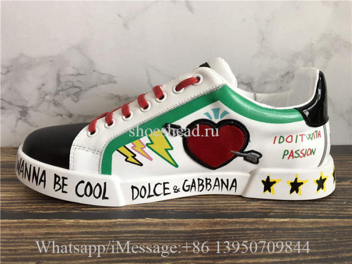 Dolce & Gabbana Low Top Sneaker Heart