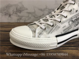 Super Quality Christian Dior B23 Newspaper High Top Sneaker