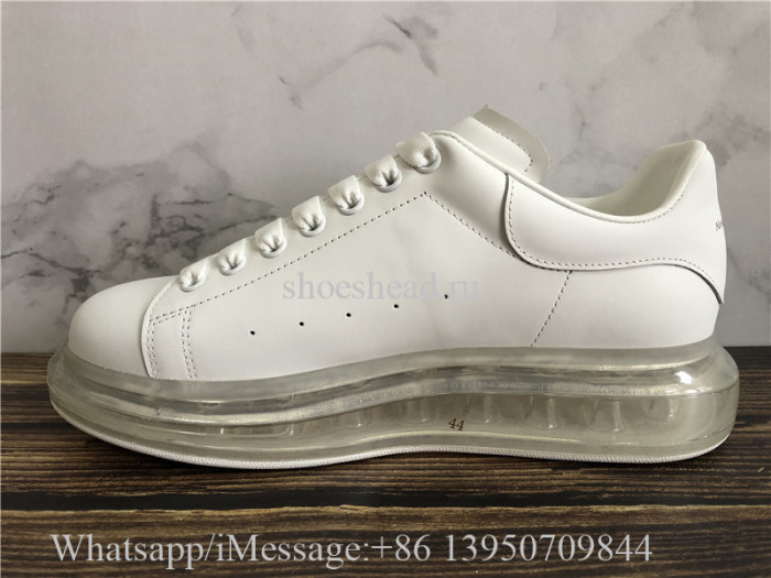 Super Quality Alexander McQueen Oversized Clear Sole Sneaker White