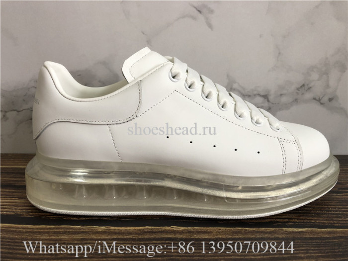 Super Quality Alexander McQueen Oversized Clear Sole Sneaker White