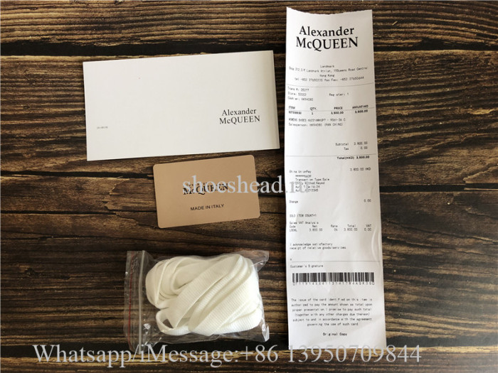 Super Quality Alexander McQueen Oversized Clear Sole Sneaker White