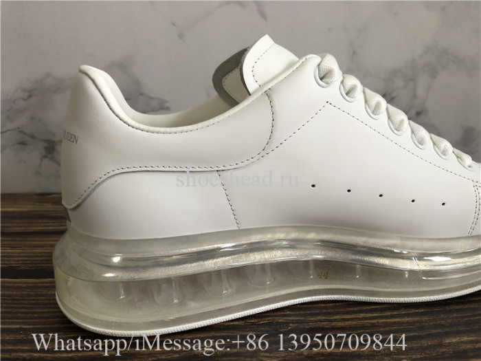 Super Quality Alexander McQueen Oversized Clear Sole Sneaker White