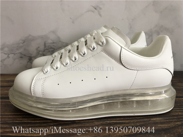 Super Quality Alexander McQueen Oversized Clear Sole Sneaker White
