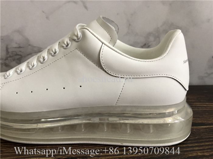 Super Quality Alexander McQueen Oversized Clear Sole Sneaker White