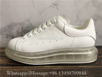 Super Quality Alexander McQueen Oversized Clear Sole Sneaker White