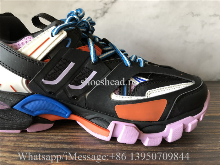 Balenciaga Track 3.0 Trainer Black Orange Blue Pink