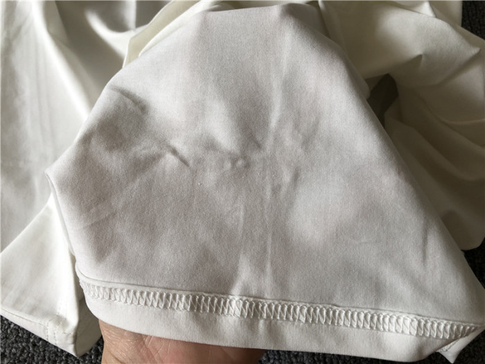 Gucci Logo Printed Cotton T Shirt White