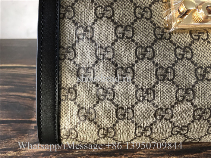 Original Gucci Padlock Medium GG Supreme Shoulder Bag