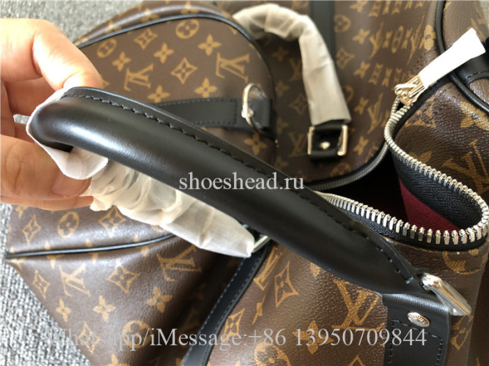 Original Louis Vuitton Monogram Macassar Keepall Bandouliere 45