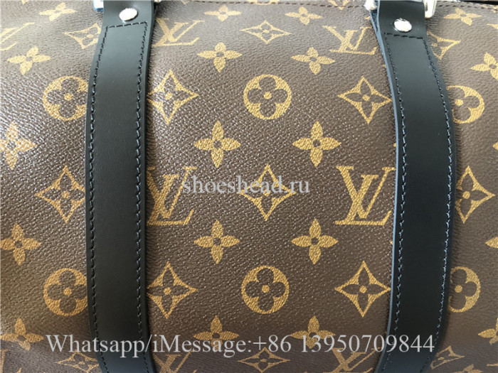 Original Louis Vuitton Monogram Macassar Keepall Bandouliere 45