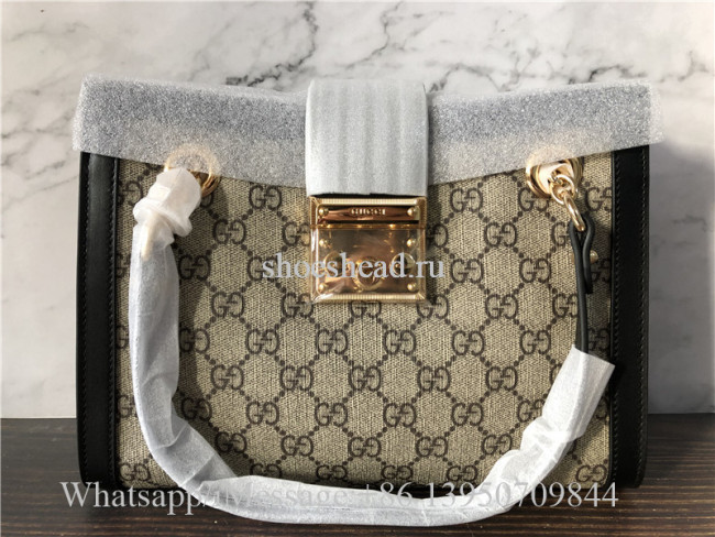 Original Gucci Padlock Medium GG Supreme Shoulder Bag