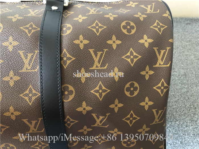 Original Louis Vuitton Monogram Macassar Keepall Bandouliere 45