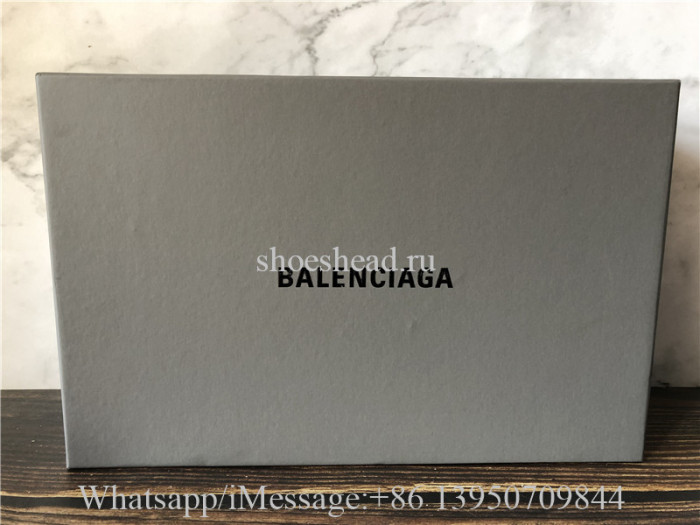 Balenciaga Black Slide With Green  Logo