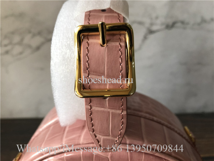 Original Louis Vuitton Petite Boite Chapeau Crocodile Bag M43514
