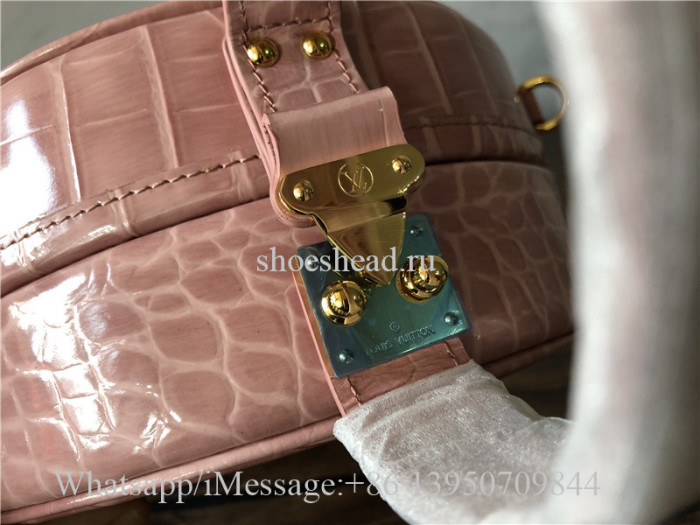 Original Louis Vuitton Petite Boite Chapeau Crocodile Bag M43514