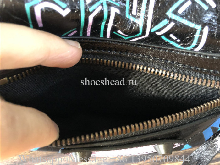 Original Balenciaga Graffiti Classic City Mini Leather Bag Ss20