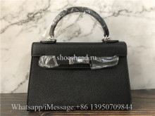 Hermès Black Pre-owned Kelly Mini Leather Mini Bag